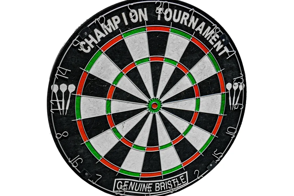 Rodes Abbey – PRO sisal dartskive – Kompletsæt Best