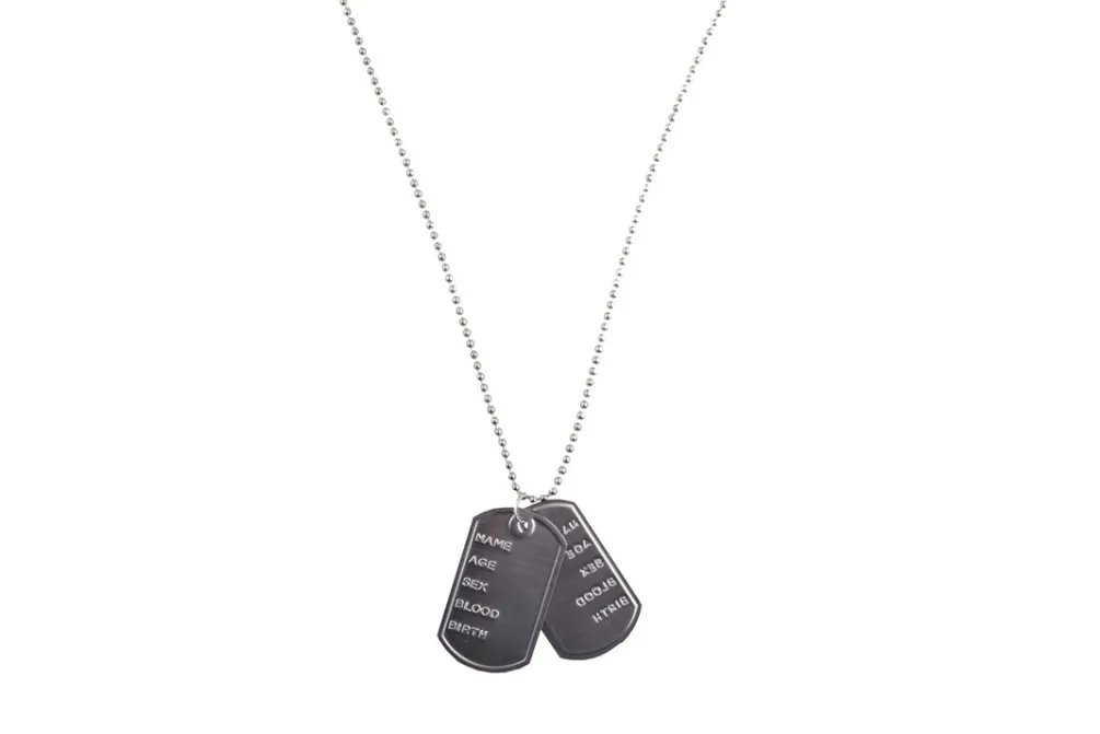 Rodes Army Dogtag Halskæde Hot