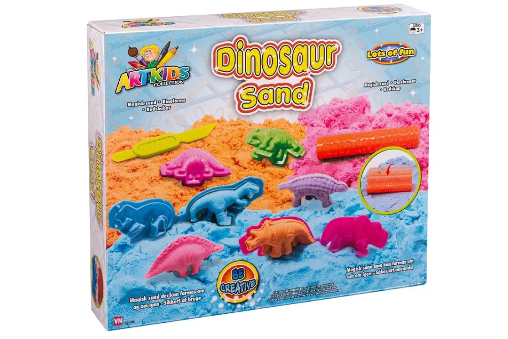 Rodes Artkids Sand med Dinosaur Best