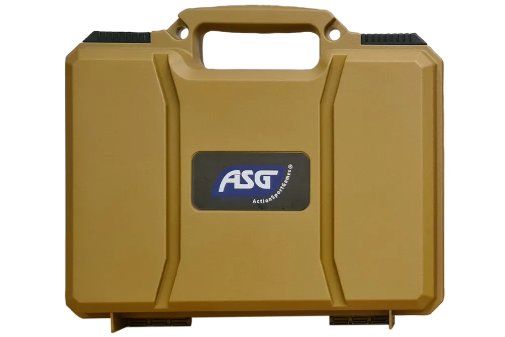 Rodes ASG Pistol Kuffert med plukskum – 31×27 cm – Tan Sale