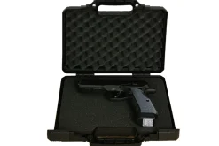 Rodes ASG Pistol Kuffert med plukskum – 31×27 cm – Sort Hot