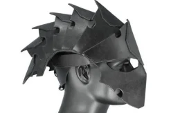 Rodes Assasin leather Helmet One Size – Sort Outlet