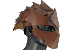 Rodes Assasin leather Helmet One Size – Brun Online