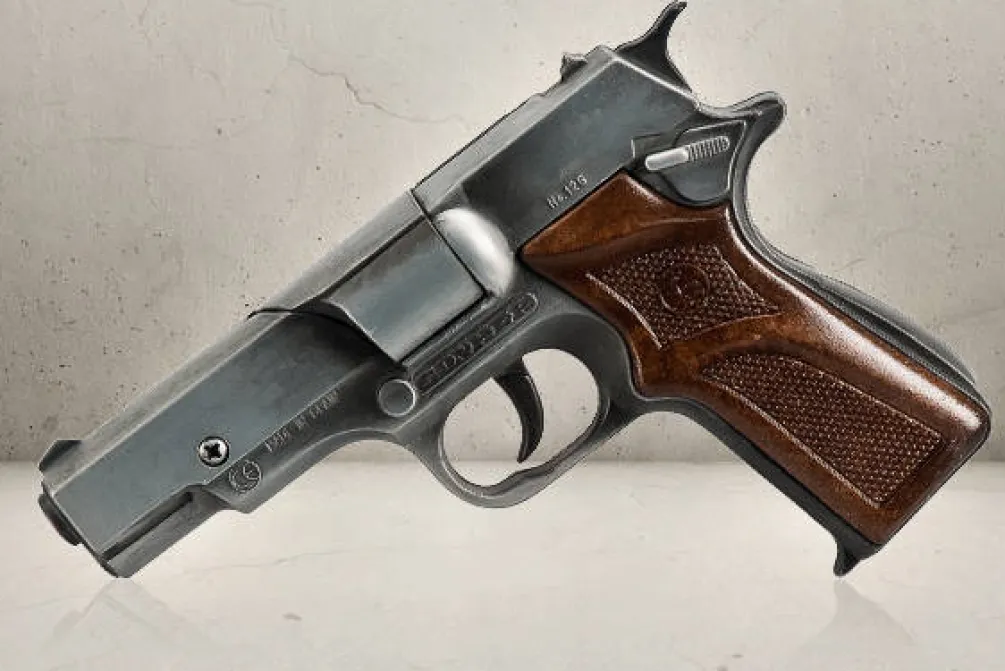 Rodes Astra metal cowboy Pistol Silver – 8 skuds New