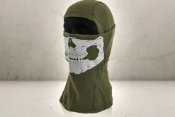 Rodes Balaclava Olive Skull Best