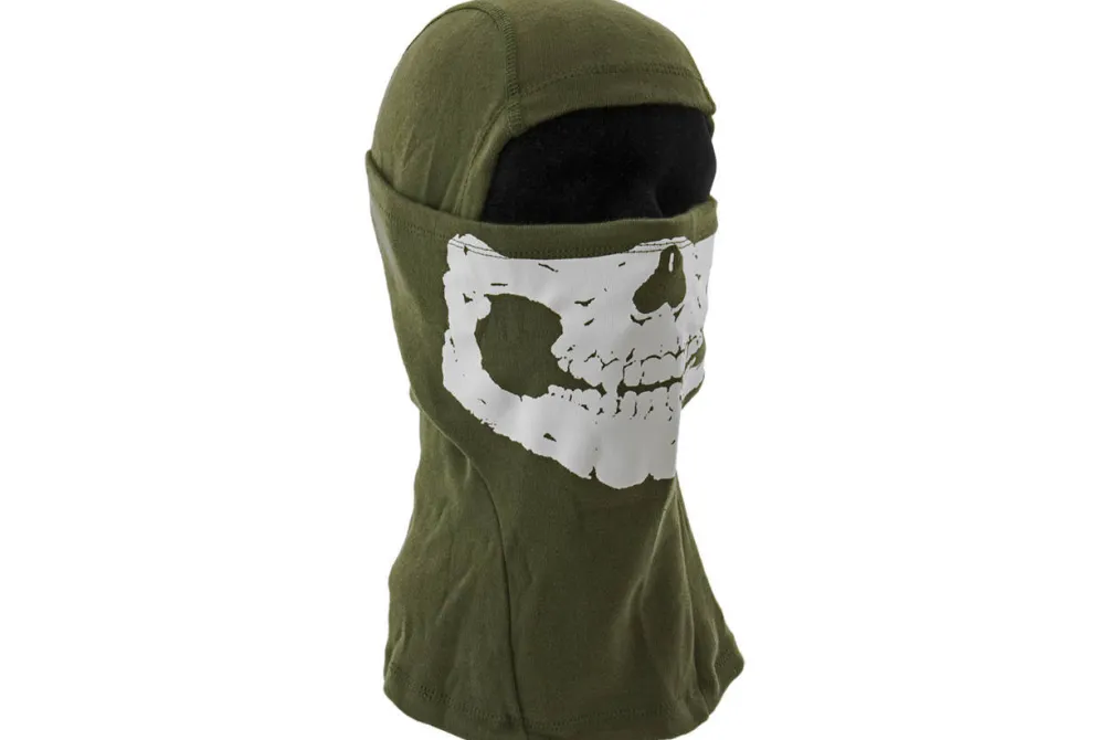 Rodes Balaclava Olive Skull Best