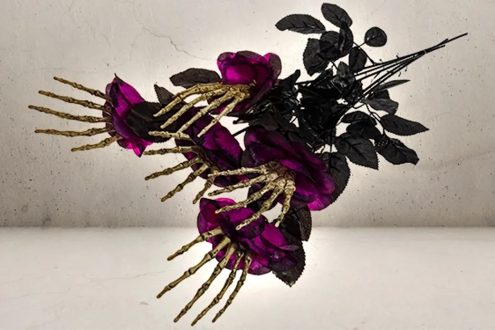 Rodes Black Skull Rose Buket – 6 stk. Outlet