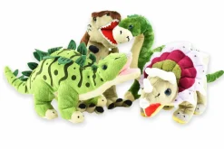 Rodes Blød Dinosaur Bamse 30 cm Sale