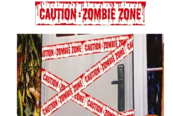 Rodes “Caution” Zombie Banner – 6m x 12cm Fashion