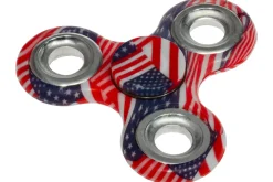 Rodes Classic American Flag Fidget Spinner – Silver Sale