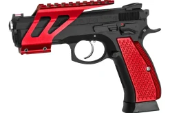 Rodes CNC Grip Shells & Magwell – Red Clearance