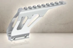 Rodes CNC Rail Mount – Silver Clearance
