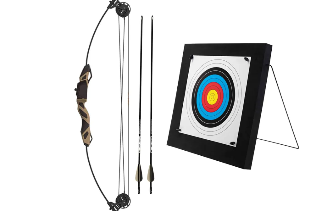 Rodes Compound bue Vertigo Barnett 25 pund m. Skumskive – Bundle Clearance