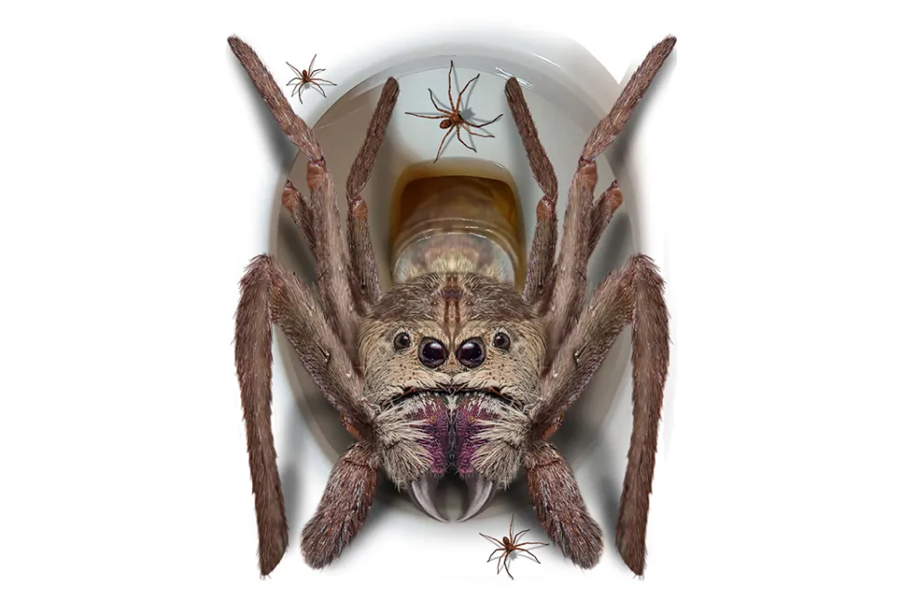 Rodes “Creapy Spider” Toilet Dekoration Sale