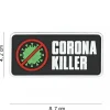 Rodes 3D PVC Corona killer #44 Patch Fashion