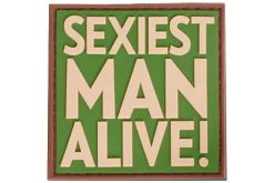 Rodes 3D PVC Sexiest Man Alive Patch Best