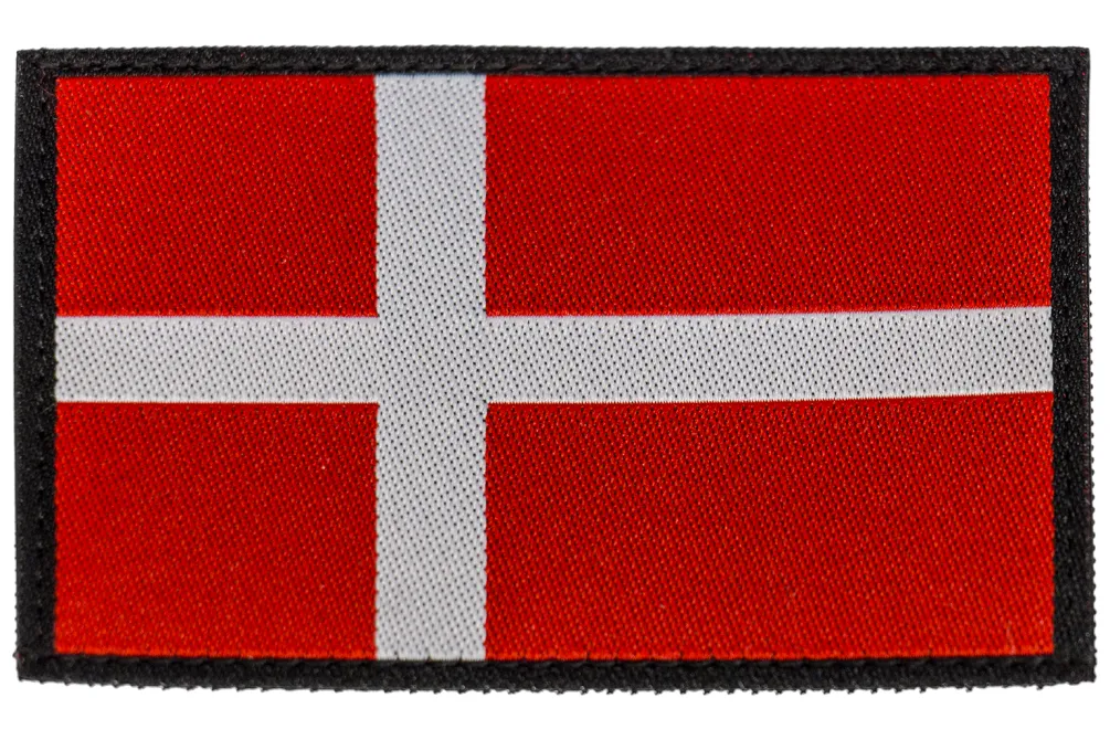 Rodes Dannebrog Velcro Patch – Stof Discount