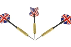 Rodes Dartpile i metal med flag – 3 stk. Discount