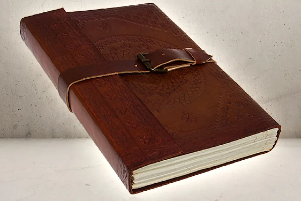 Rodes Diary – Rollespils Bog læder Brun – XL Outlet
