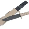 Rodes Dummy Bajonet M9 kniv med skede – Tan Online