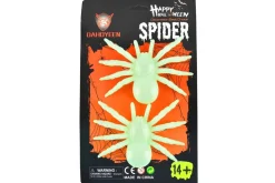 Rodes Edderkop Glow in the dark 2 stk. – 10 cm Hot