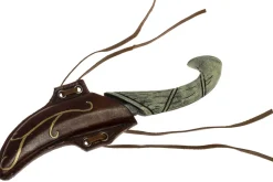Rodes Elven Throwing Knife with leather Holder – Brown Best