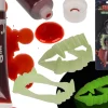 Rodes Falsk Blod Med Glow In The Dark Tænder Discount