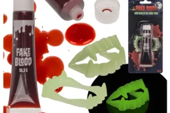 Rodes Falsk Blod Med Glow In The Dark Tænder Discount