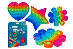 Rodes Fidget Toy Pop It – Rainbow Assorteret Fashion
