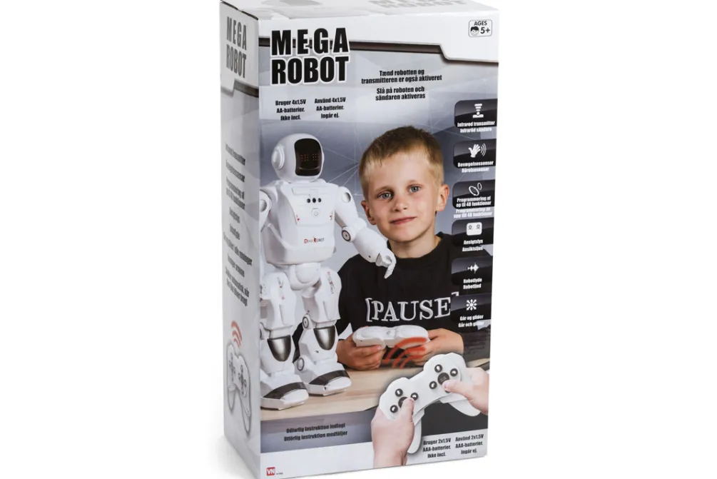 Rodes Fjernstyret Mega Robot – 48 funktioner Best