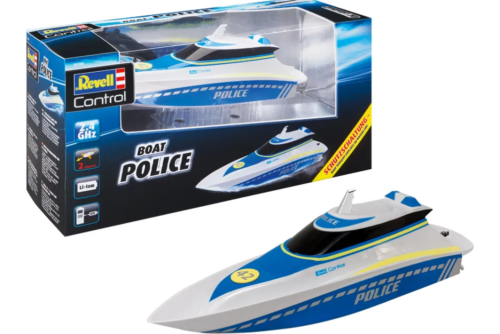 Rodes Fjernstyret poiti båd / Boat Police – Kompletsæt Discount