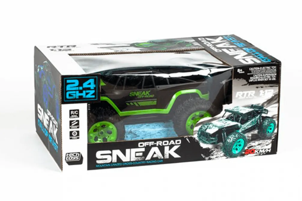 Rodes Fjernstyret RC bil – SNEAK off-road 1:12 Kompletsæt – Green Discount