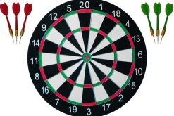 Rodes Flot dartskive i træ med pile – 40 cm Fashion