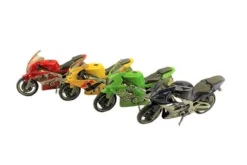 Rodes Flot Motorcykel med motorlyd – 18 cm Outlet