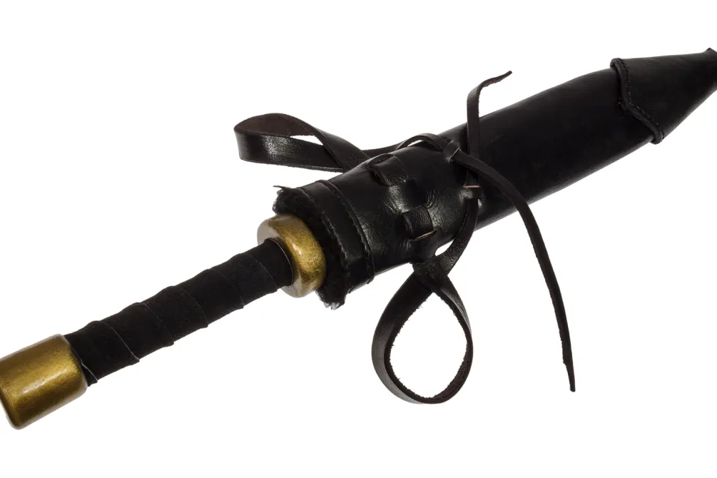 Rodes Full Scabbard Dagger – Black – 35 cm Outlet