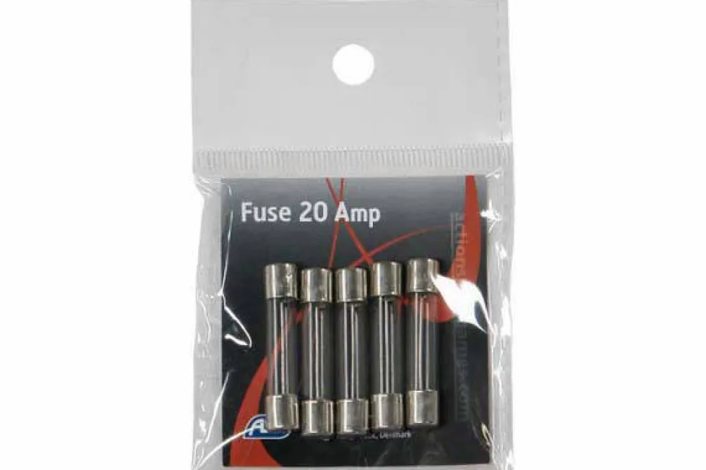 Rodes Glassikring 20 Amp – 5 stk. Clearance