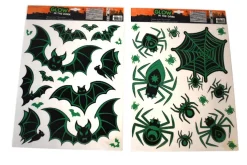 Rodes Halloween Selvlyse Vindues Stickers Online