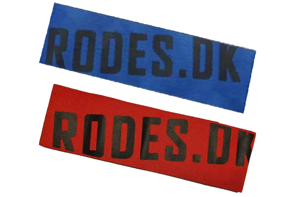 Rodes Holdbånd .dk | 2 stk. Rød/Blå Discount