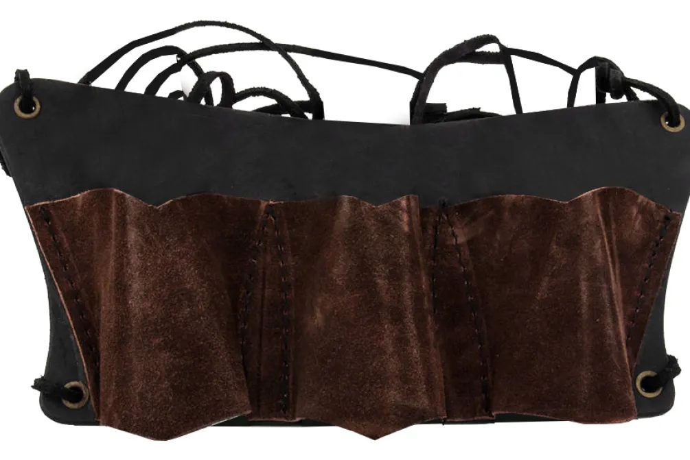 Rodes Holder til 3 stk. Kasteknive – Brun Outlet