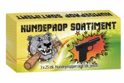 Rodes Hundepropper Sortiment – 75 knald + pistol New