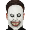 Rodes Hvid Smiley Latex Maske Discount