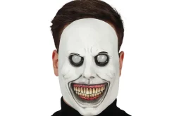 Rodes Hvid Smiley Latex Maske Discount