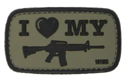 Rodes I Love My M4 Black #16 Patch Best