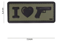 Rodes I Love My Side-Arm #35 Patch Fashion