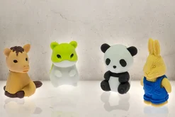 Rodes Japanske Viskelæder Figurer – 4 stk. Best