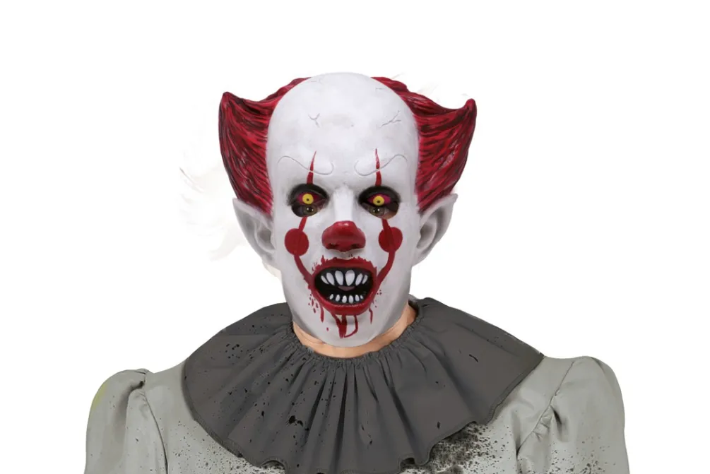 Rodes Killer Clown / Pennywise Latex Maske Online