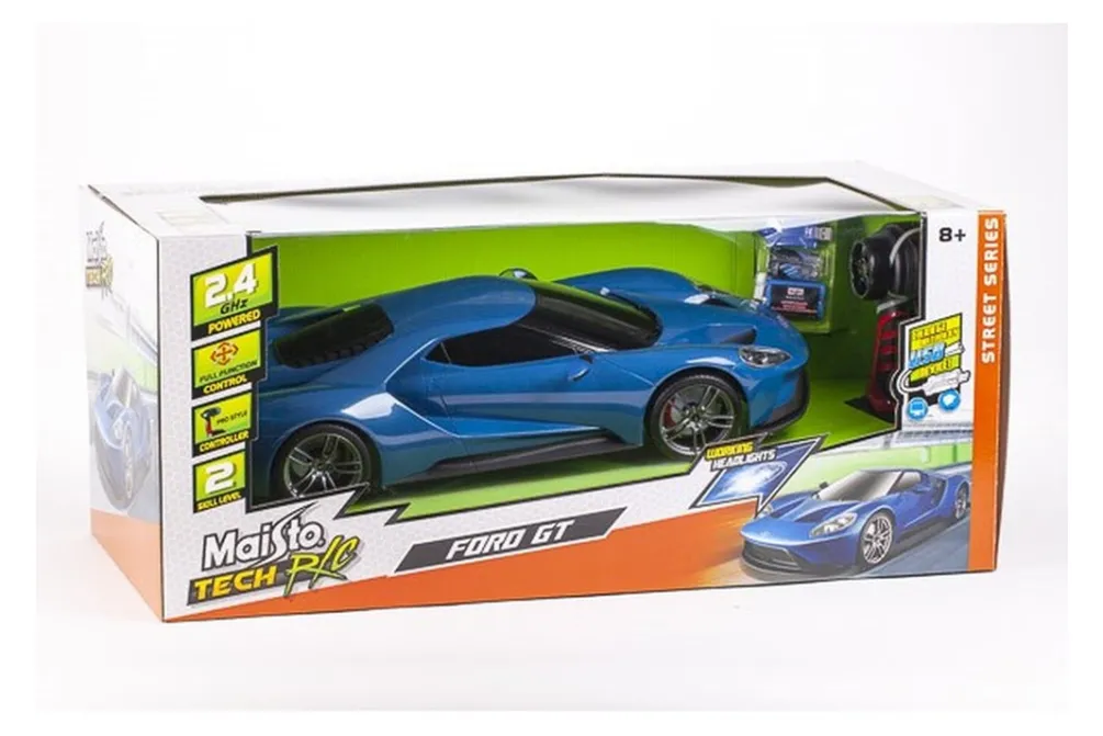 Rodes Kæmpe Fjernstyret Ford GT fjernstyret bil 1:6 – Kompletsæt Outlet