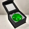 Rodes Kæmpe Juvel / diamant i Grøn – 80mm Discount