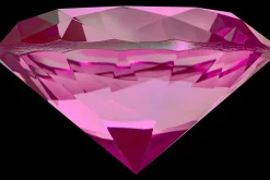 Rodes Kæmpe Juvel / diamant i Pink Online