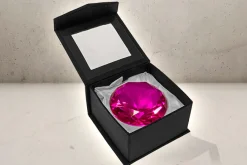 Rodes Kæmpe Juvel / diamant i Hot Pink Online